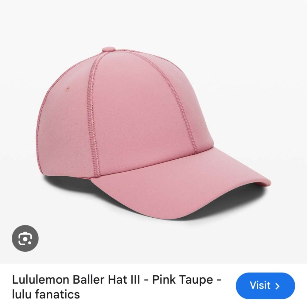 NWT lululemon pink hat
